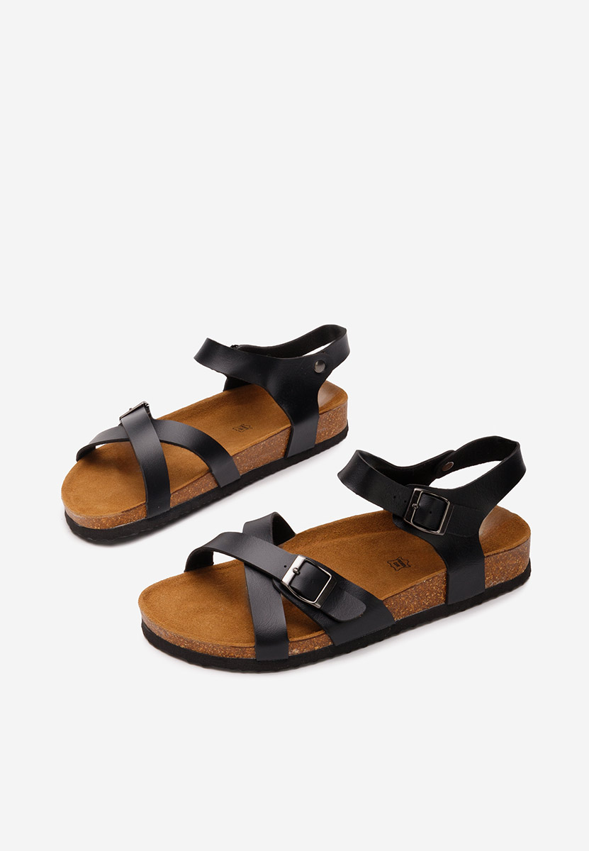 Černé pánské sandály Sebastian