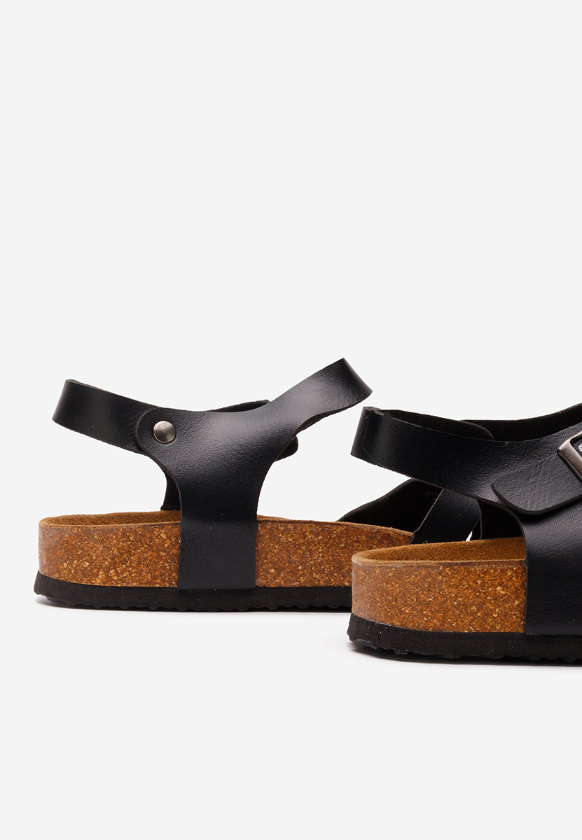 Černé pánské sandály Sebastian