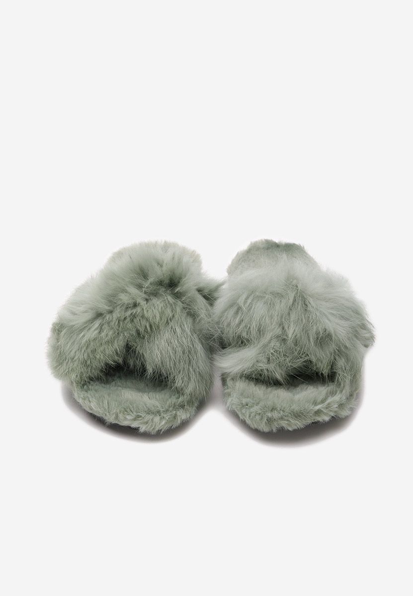 Zelené pantofle Fete Renatta