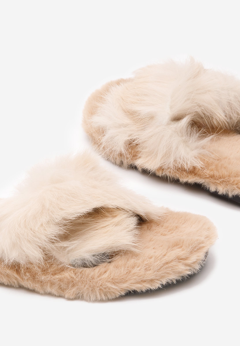 Béžové pantofle Fete Renatta