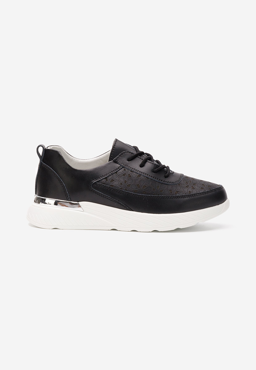 Černé kožené dámské sneakersy Calyse