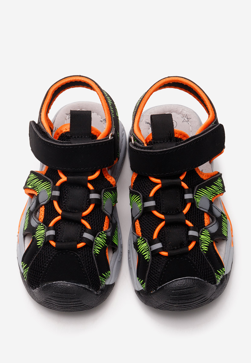 Černé chlapčenské sandály Derick V2