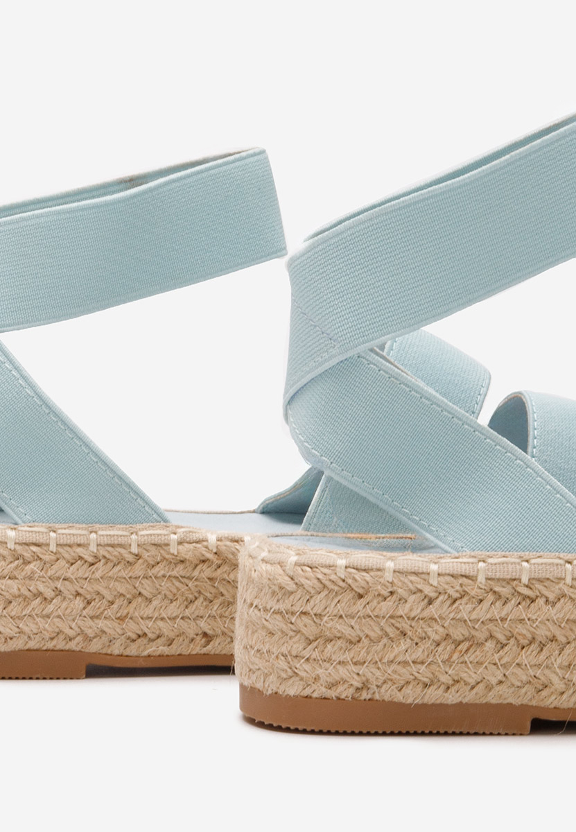 Modré dámské sandály Clarena