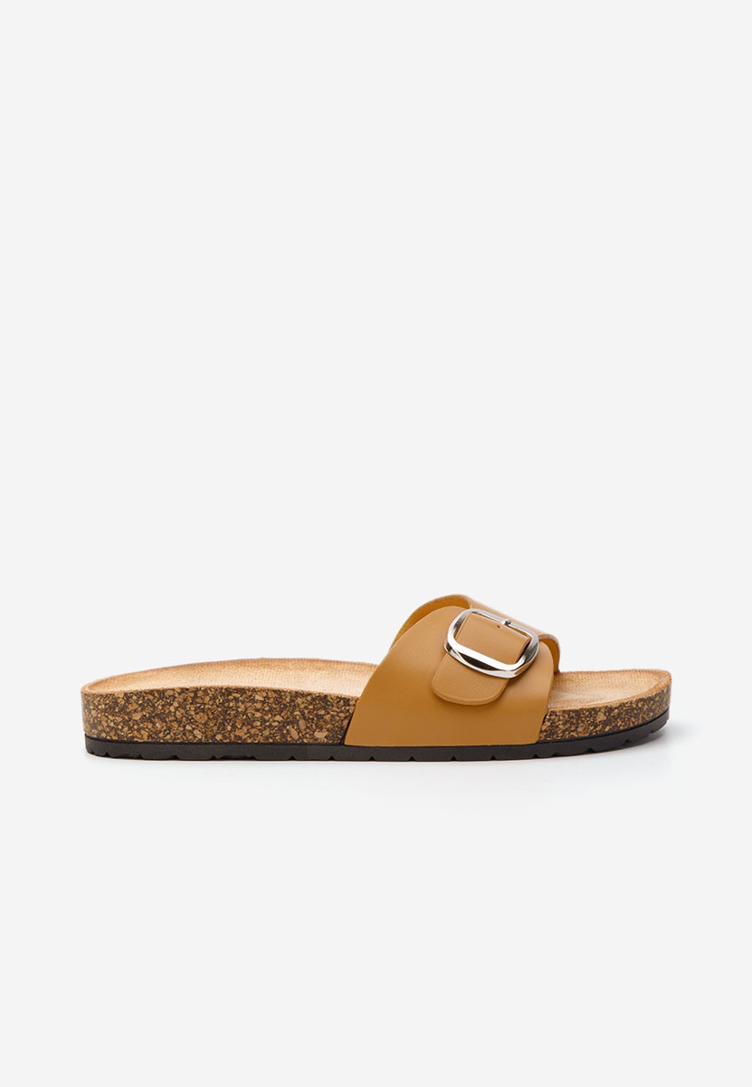 Khaki pantofle dámské Andrina V2
