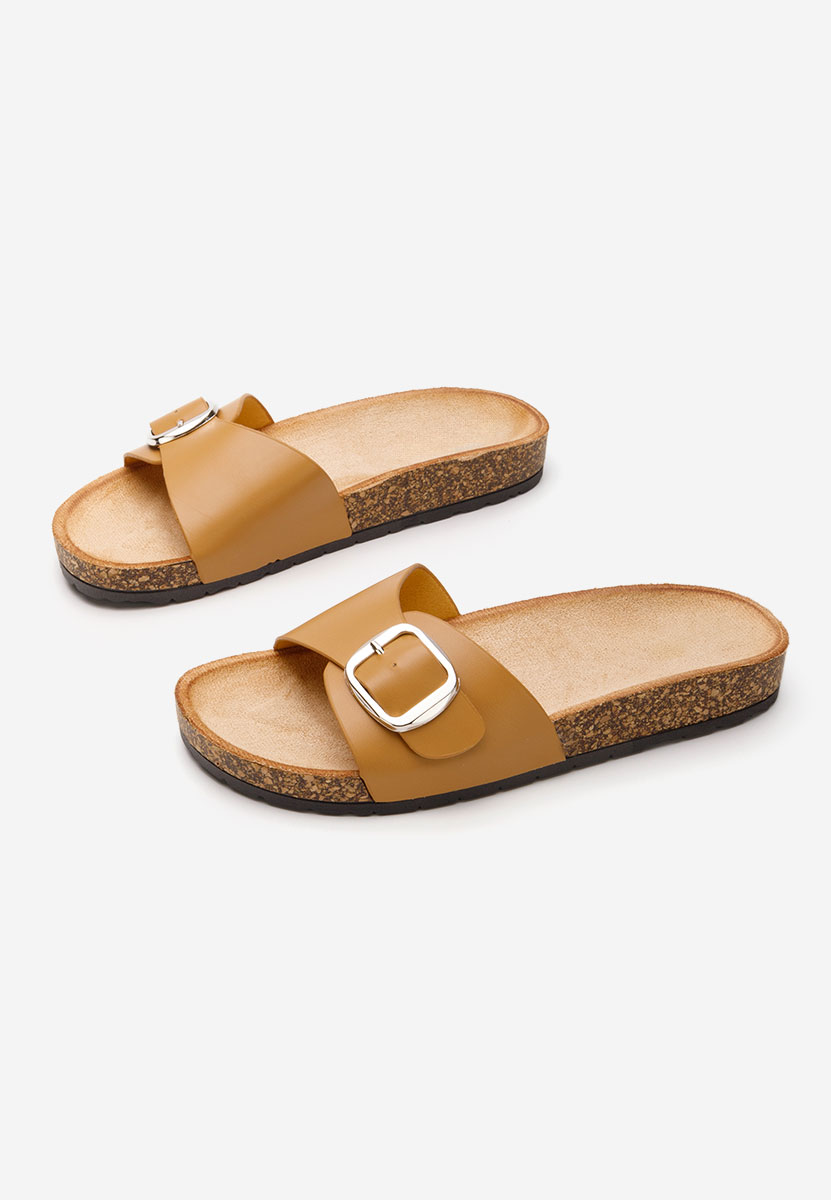 Khaki pantofle dámské Andrina V2