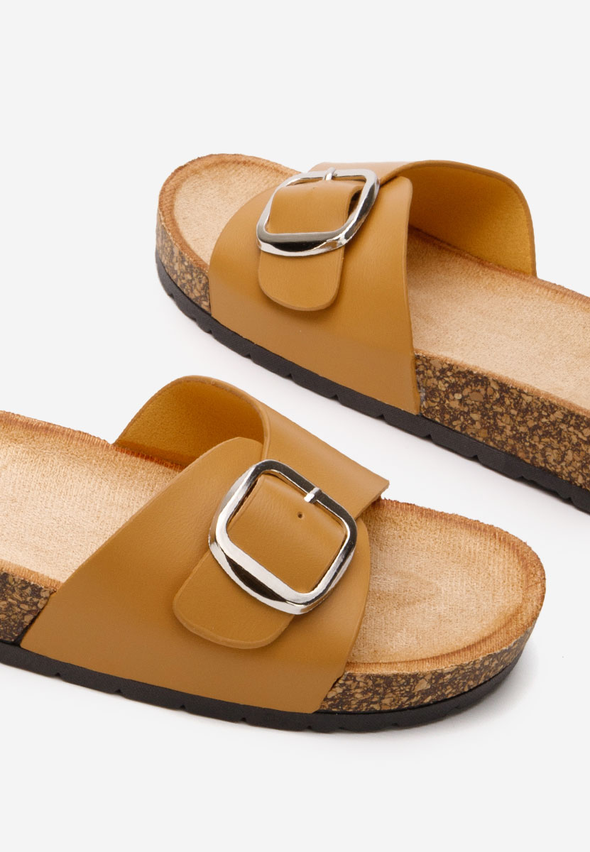 Khaki pantofle dámské Andrina V2
