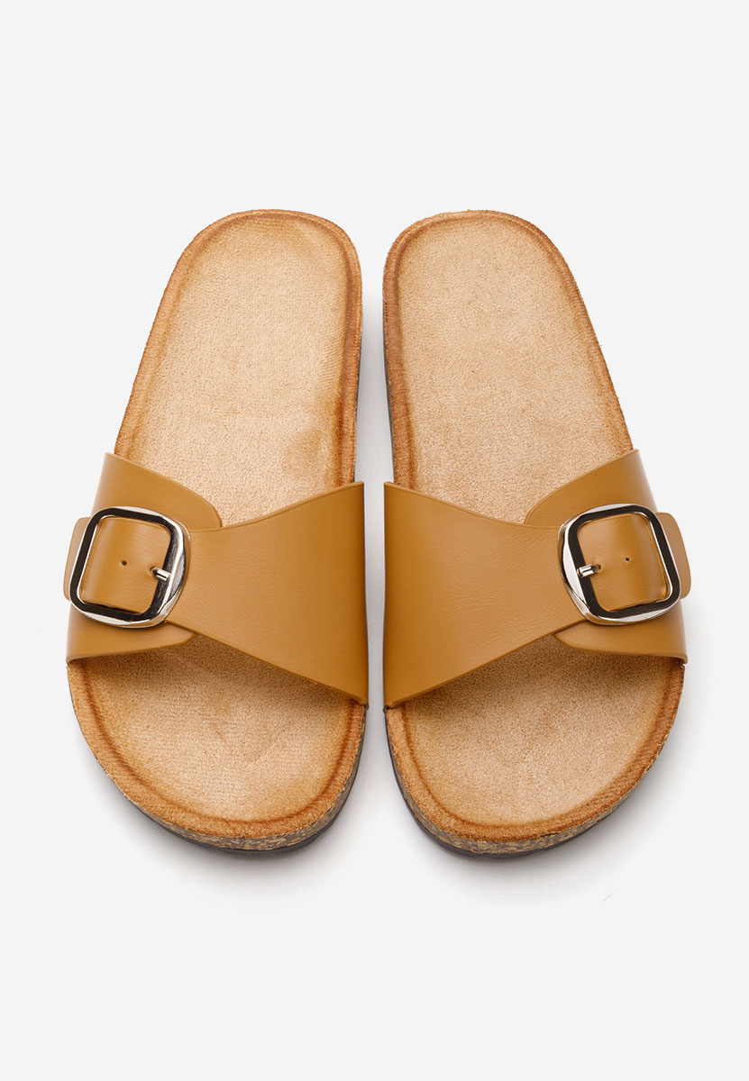 Khaki pantofle dámské Andrina V2