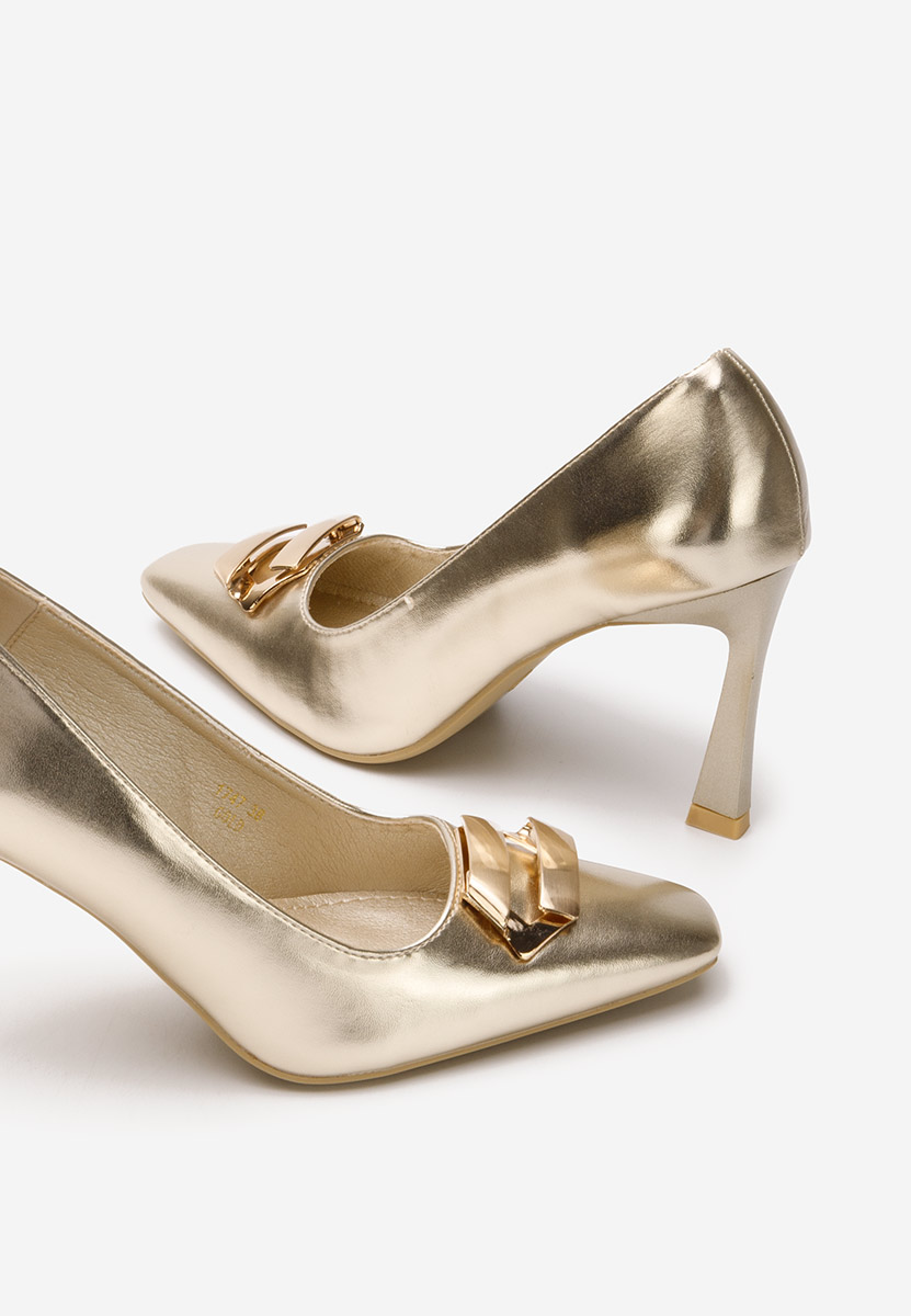 Zlaté lodičky do špičky Xeresa