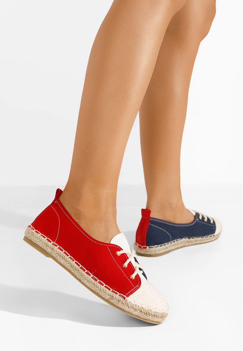 Červené dámské espadrilky Doria