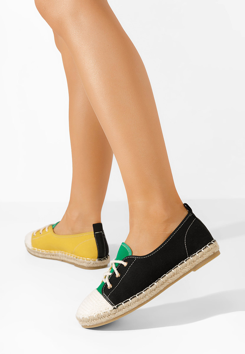 Černé dámské espadrilky Doria