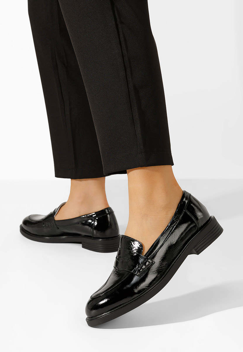 Černé loafers mokasíny Zalaya V3