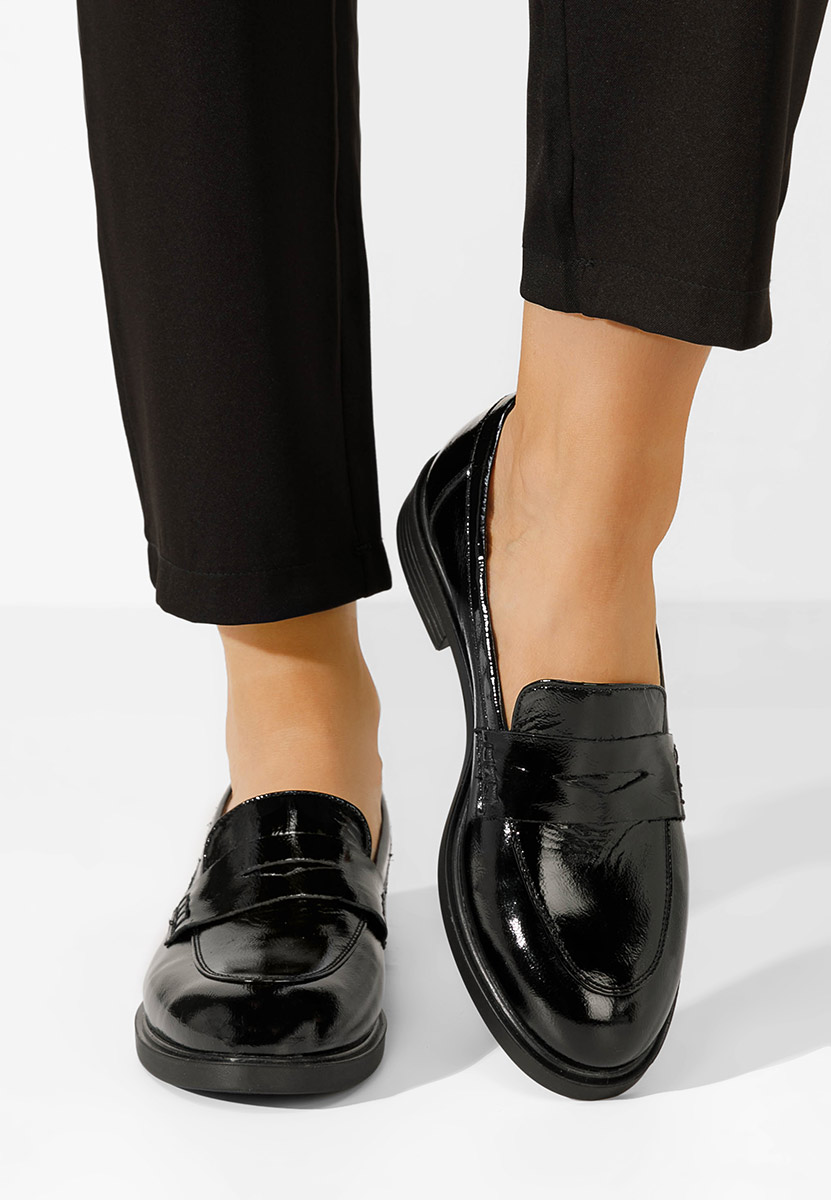 Černé loafers mokasíny Zalaya V3