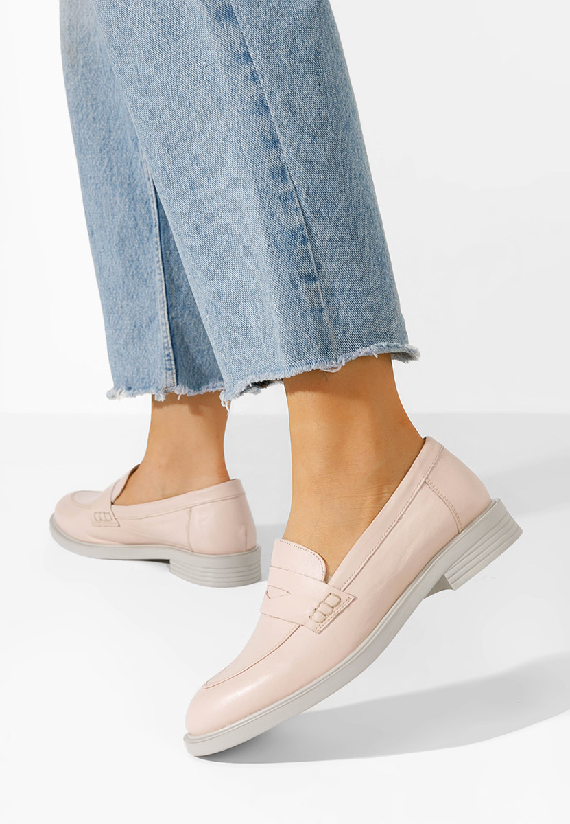 Ružové loafers mokasíny Zalaya