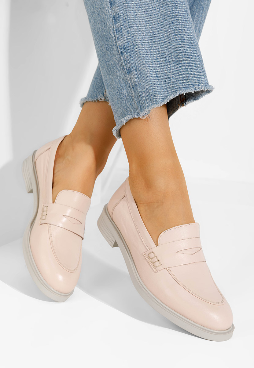 Ružové loafers mokasíny Zalaya