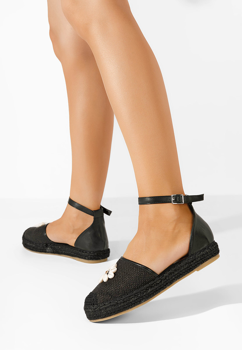 Černé dámské espadrilky Taldora