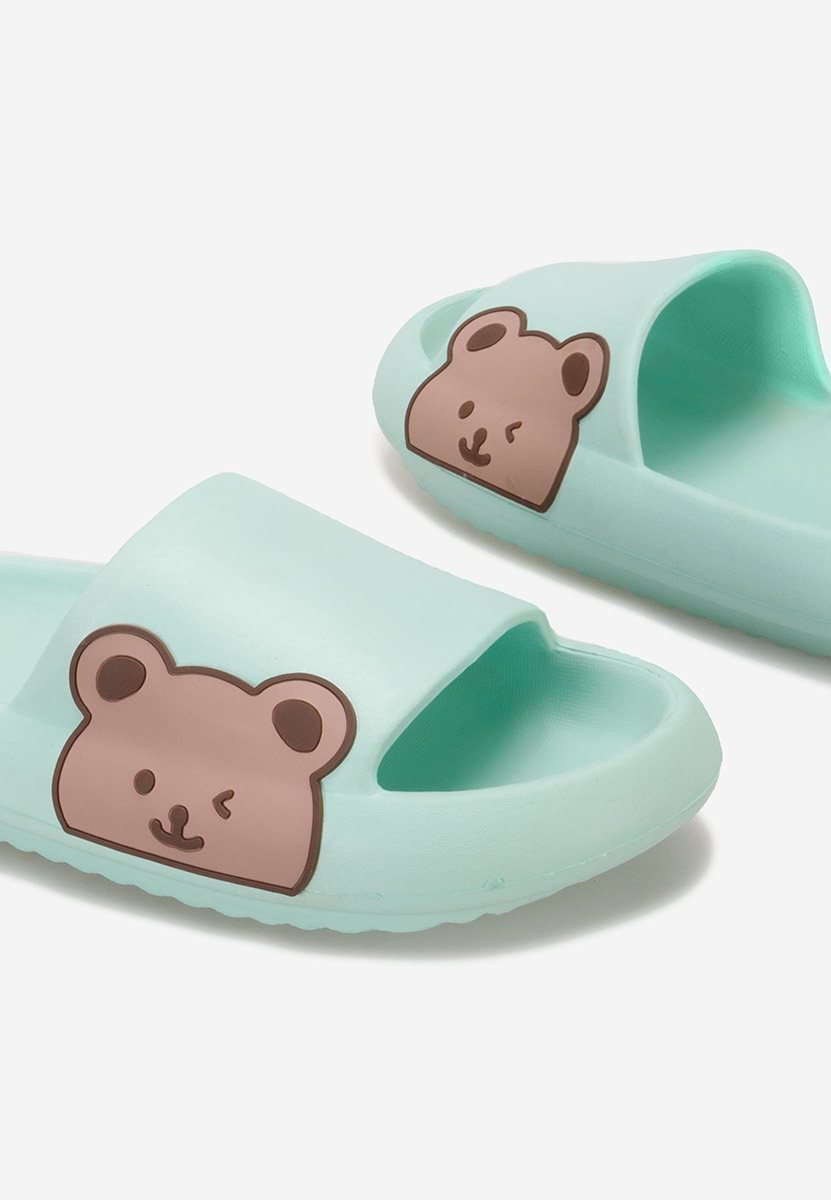 Tyrkysové dámské letní pantofle Basilia