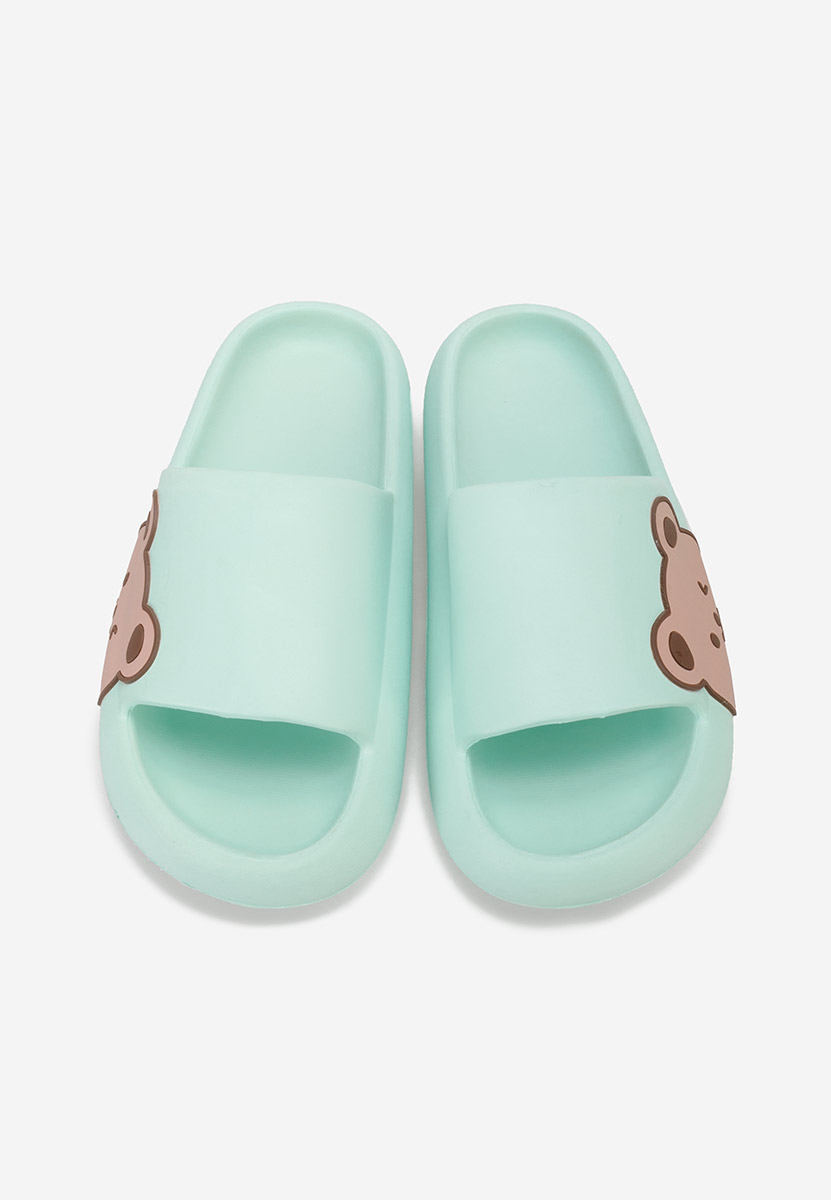 Tyrkysové dámské letní pantofle Basilia