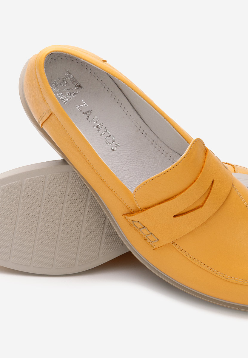 Žlutá loafers mokasíny Zalaya