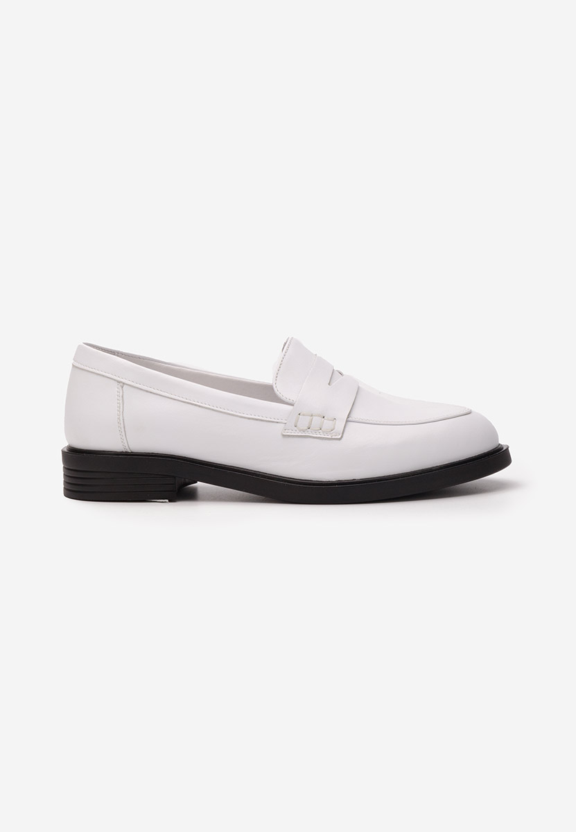 Bílé loafers mokasíny Zalaya