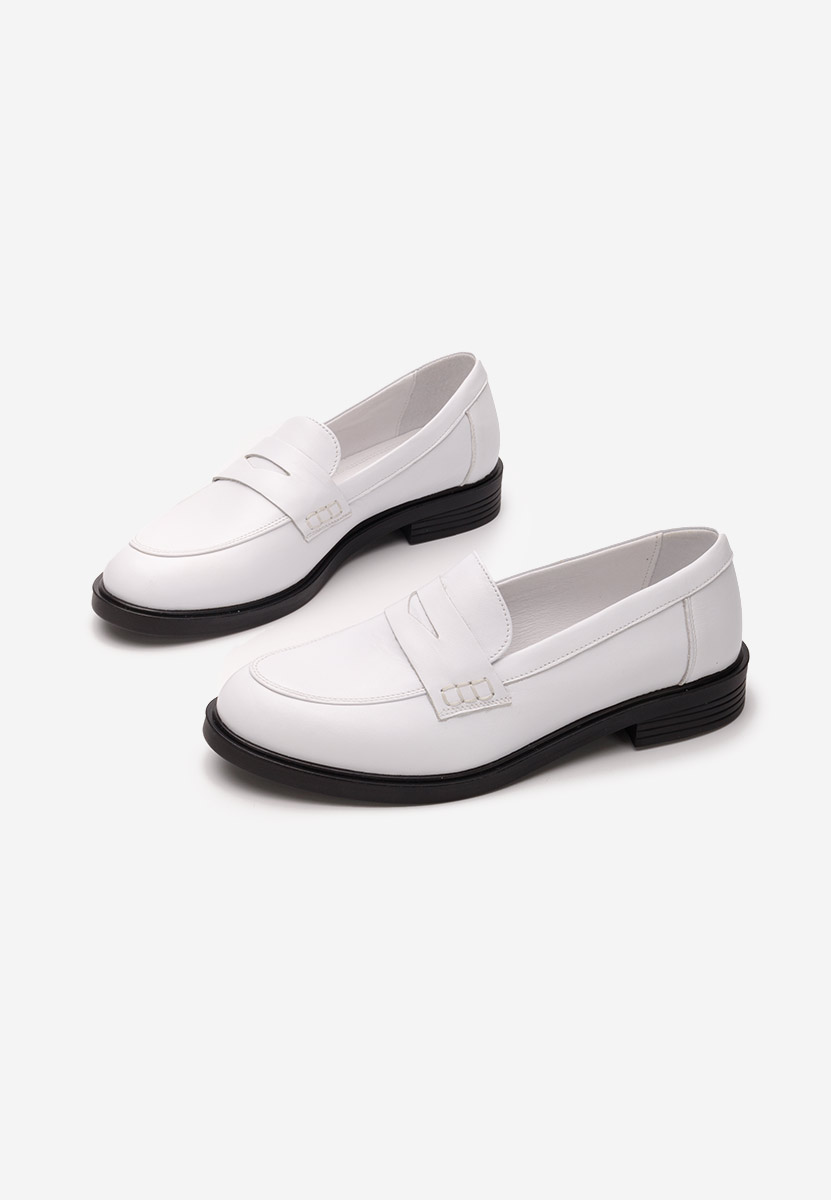 Bílé loafers mokasíny Zalaya