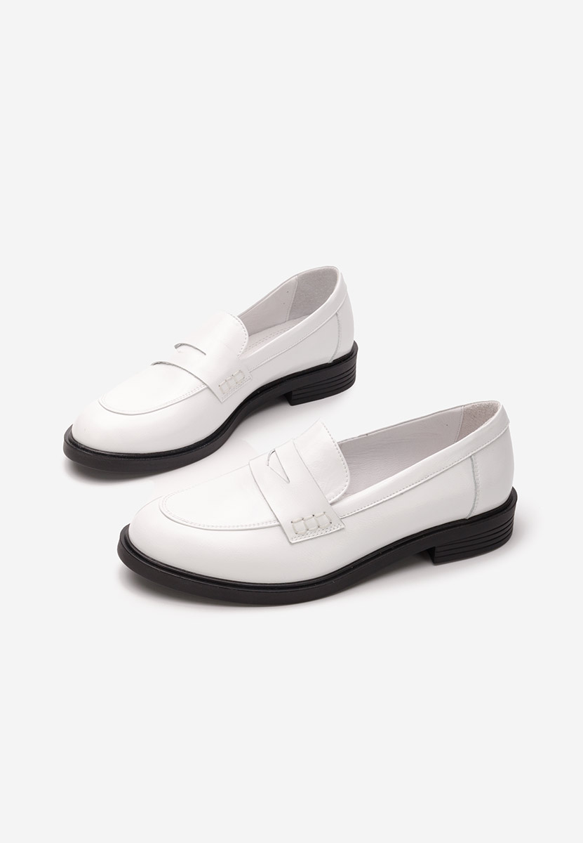 Bílé loafers mokasíny Zalaya V2