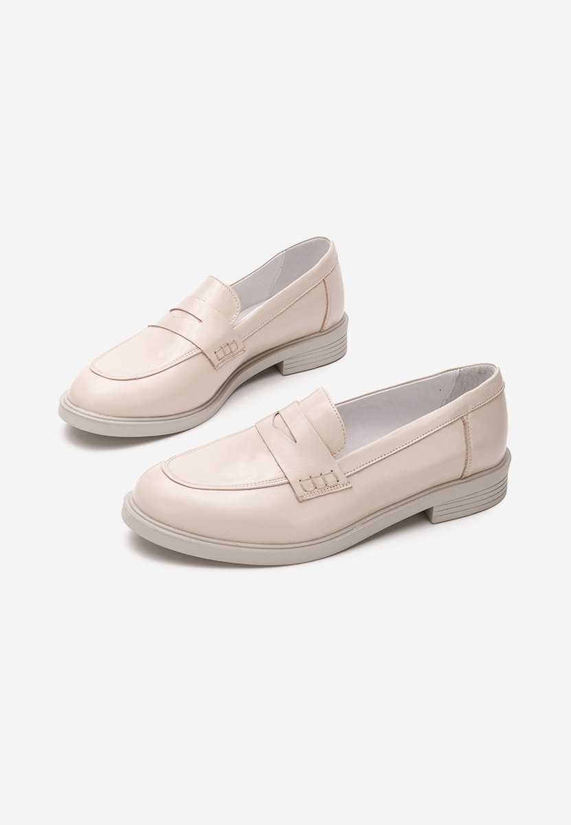 Béžové loafers mokasíny Zalaya V3
