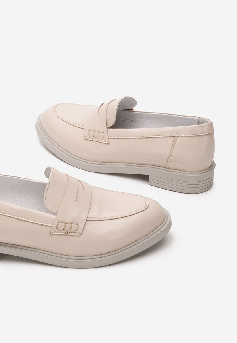 Béžové loafers mokasíny Zalaya V3