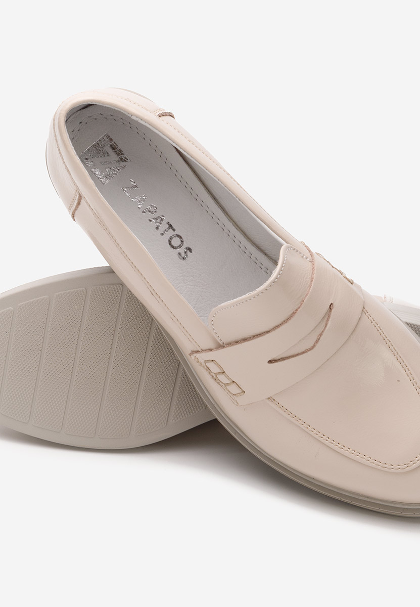 Béžové loafers mokasíny Zalaya V3