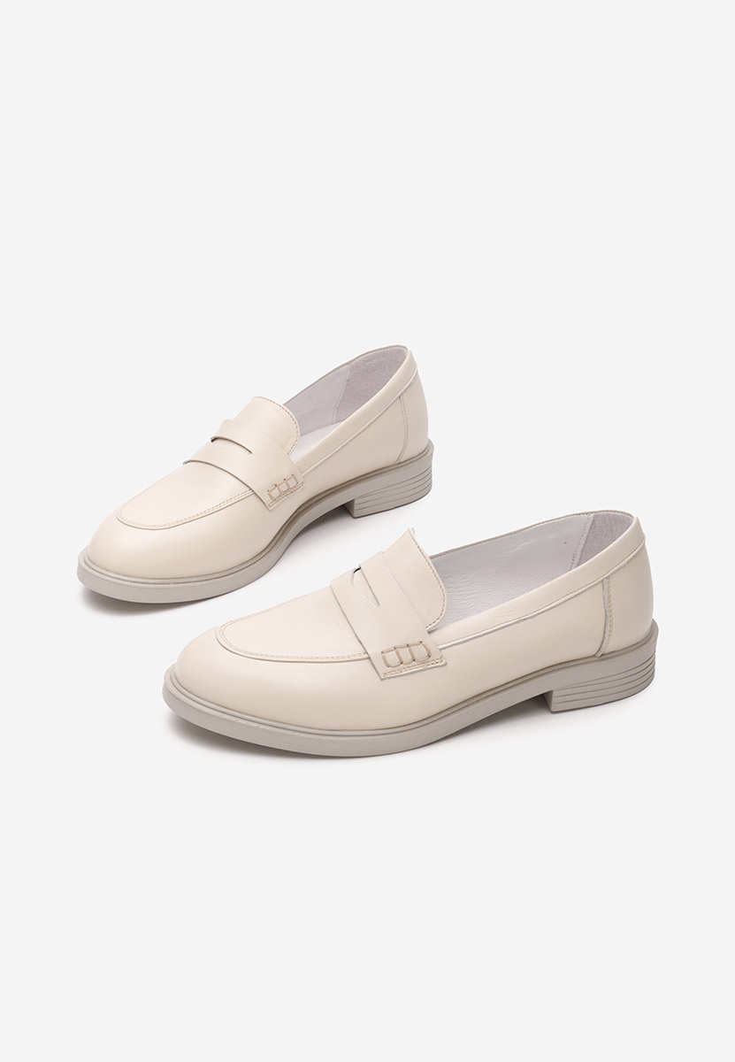 Béžové loafers mokasíny Zalaya V2