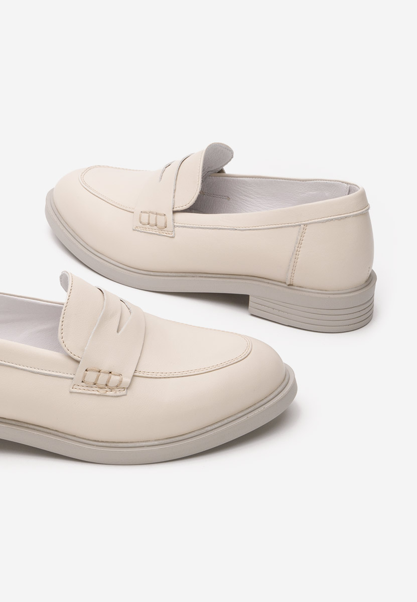 Béžové loafers mokasíny Zalaya V2