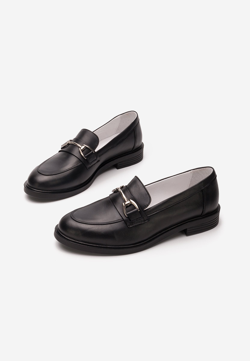 Černé loafers mokasíny Noreen