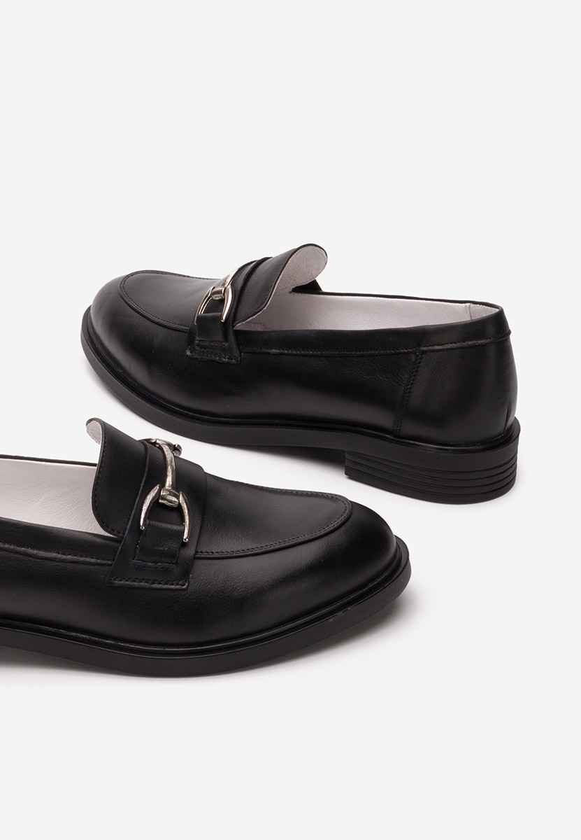 Černé loafers mokasíny Noreen