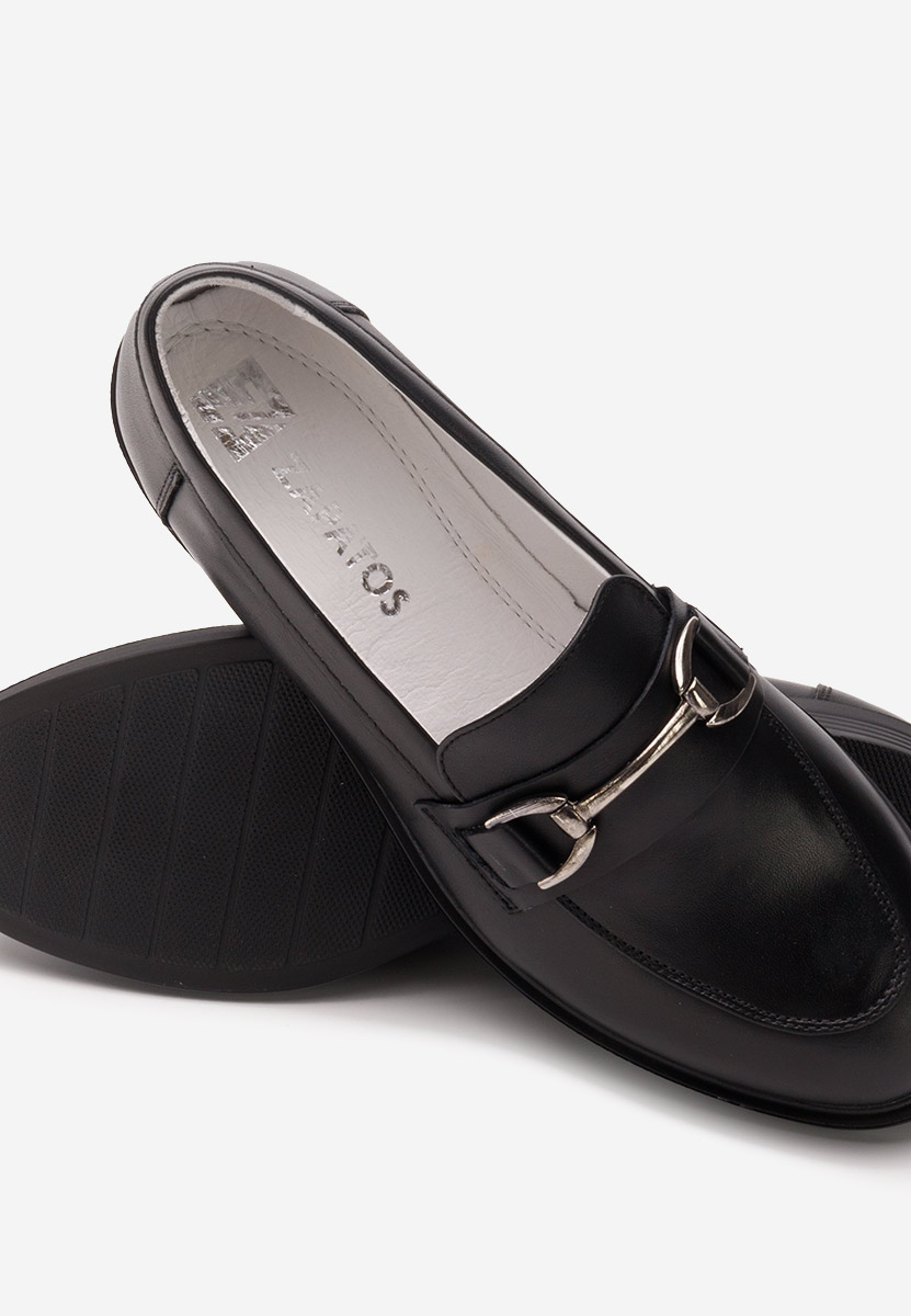 Černé loafers mokasíny Noreen