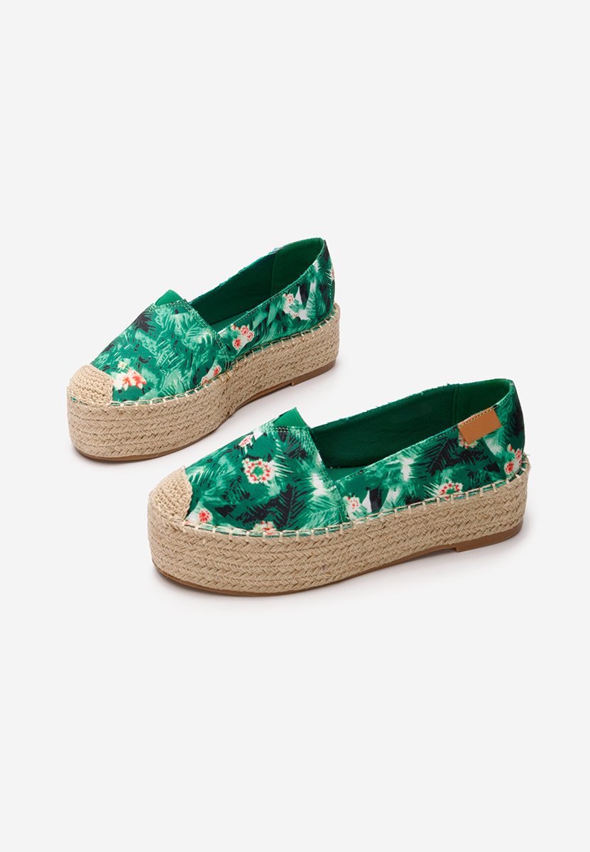 Zelené dámské espadrilky Laguna