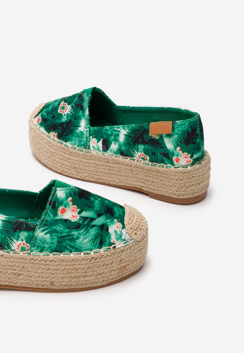 Zelené dámské espadrilky Laguna