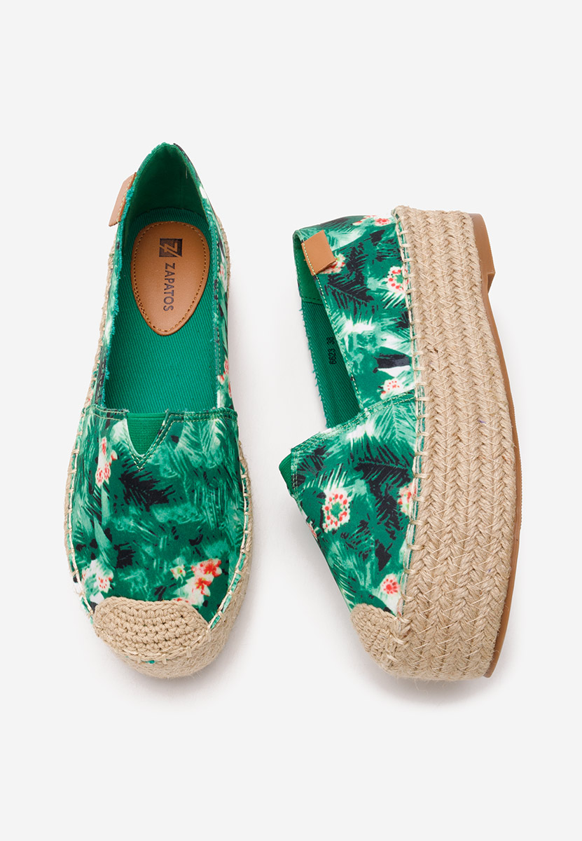 Zelené dámské espadrilky Laguna