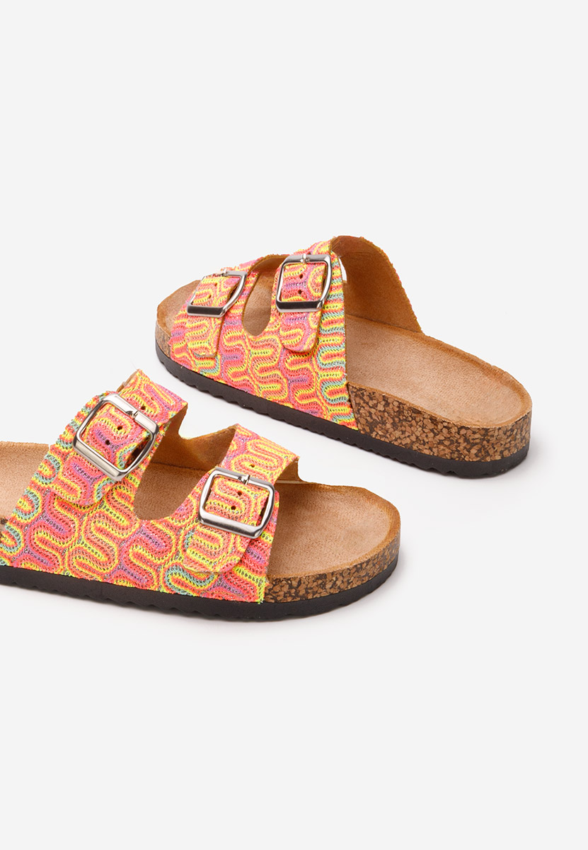 Oranžové dámské plážové pantofle Elyanna