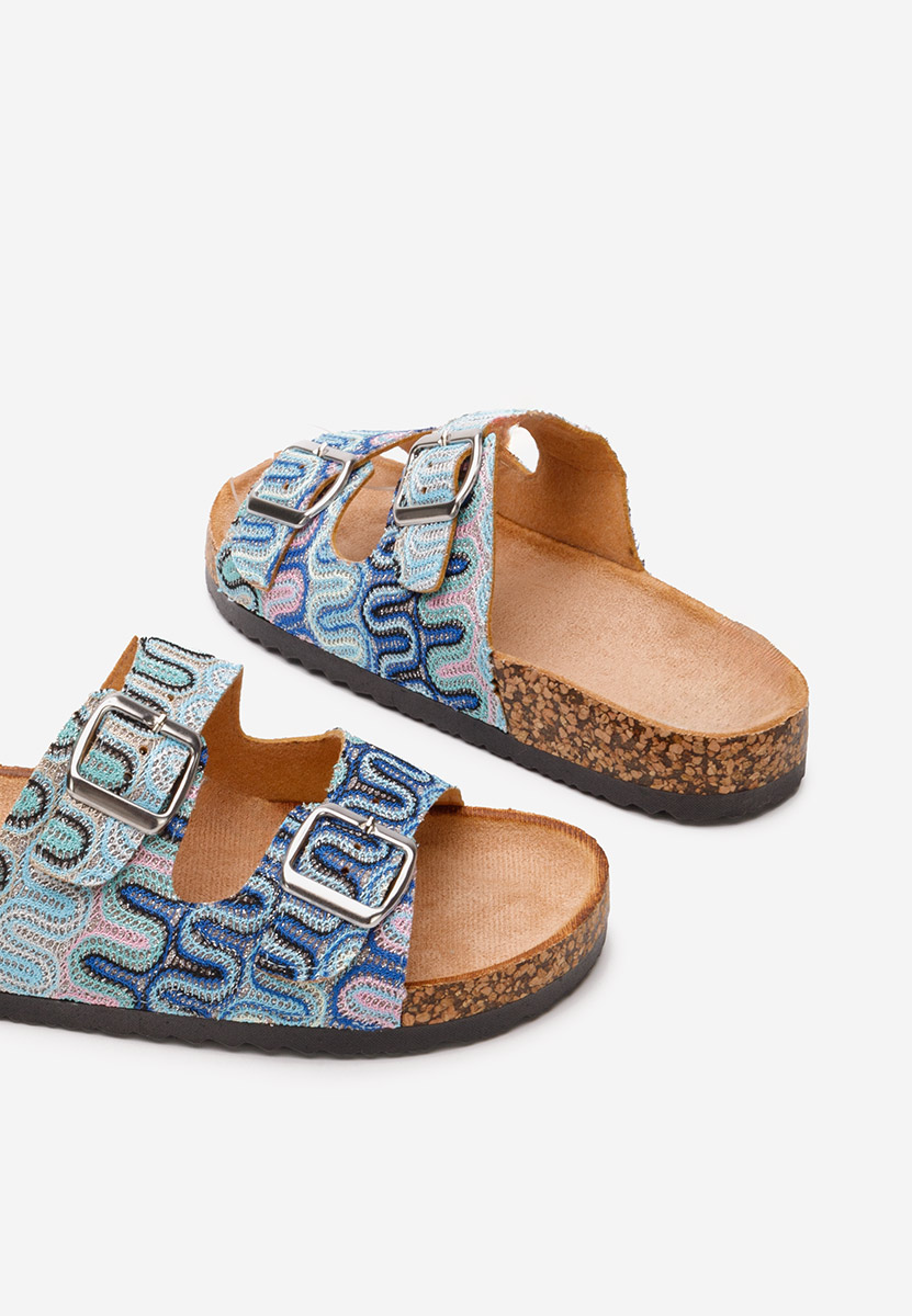 Svetlě modré dámské plážové pantofle Elyanna