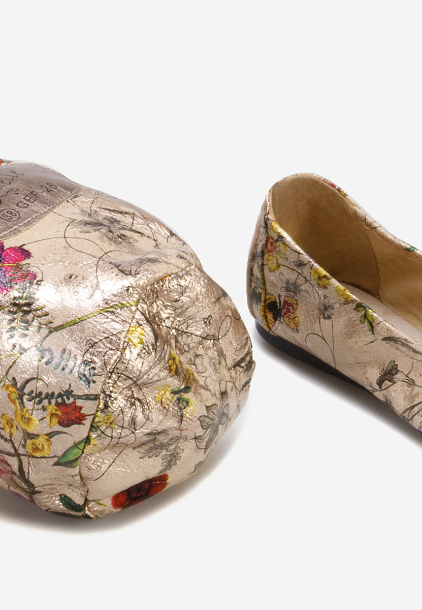 Béžové dámské baleríny Doriya