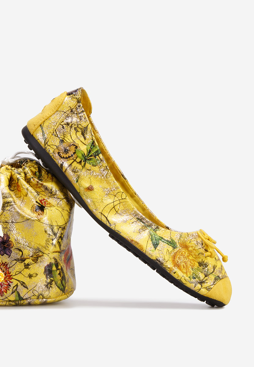 Žlutá dámské baleríny Doriya V2