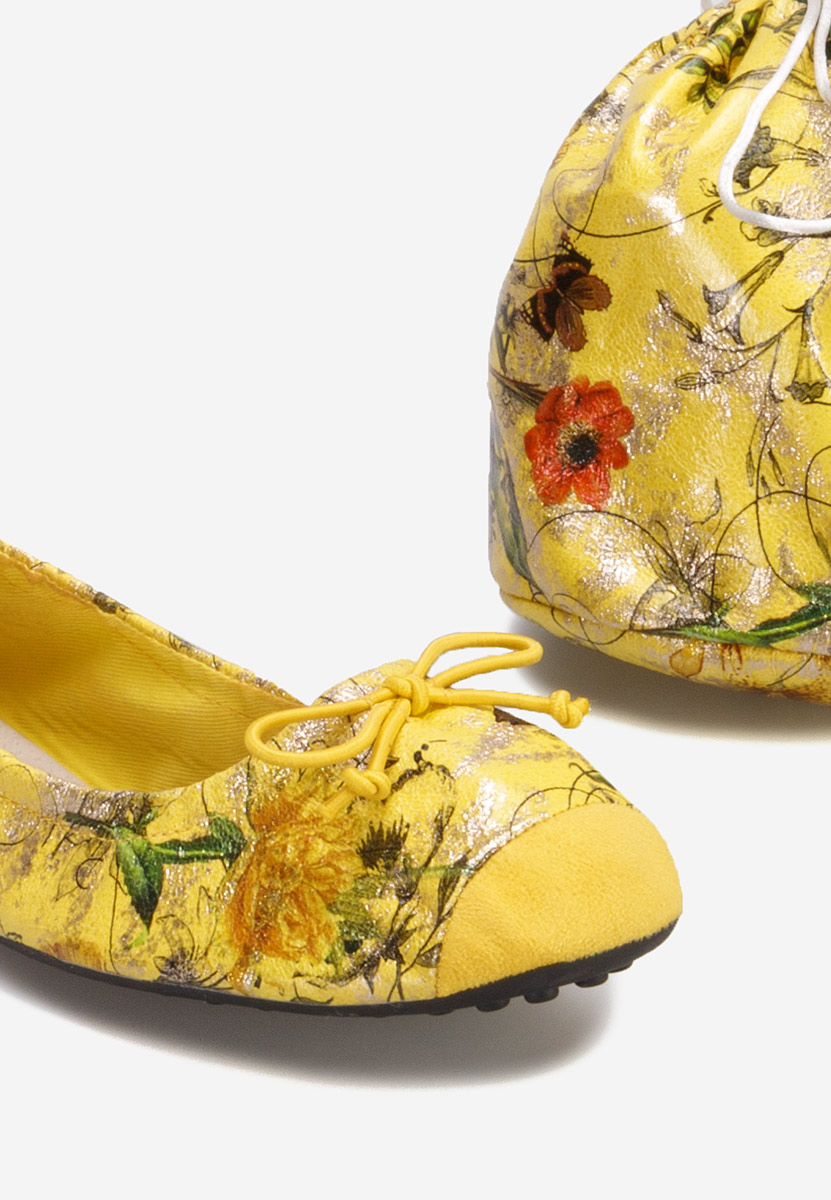 Žlutá dámské baleríny Doriya V2