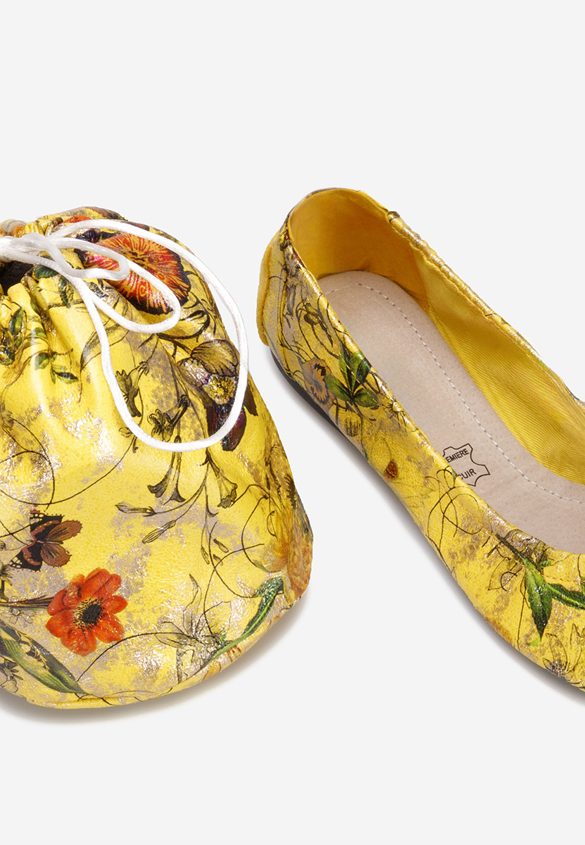 Žlutá dámské baleríny Doriya V2
