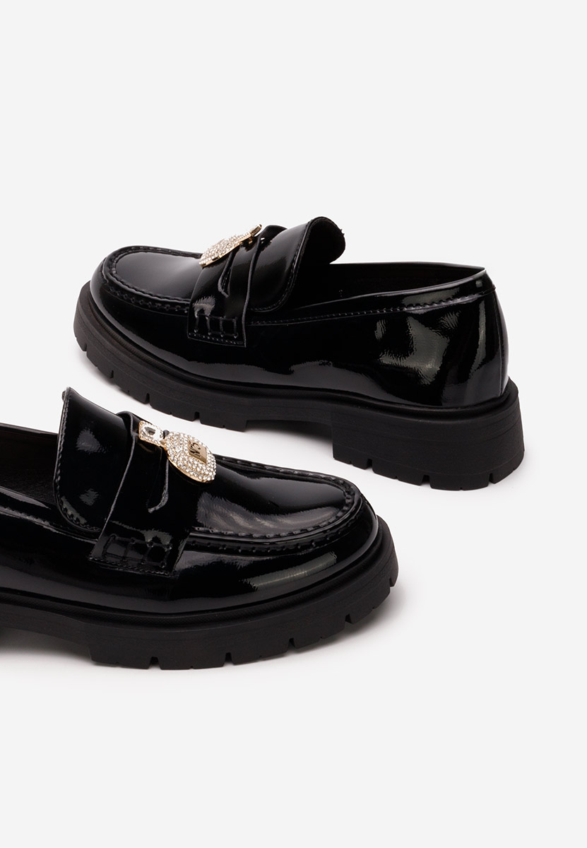 Černé mokasíny dámské Asuna