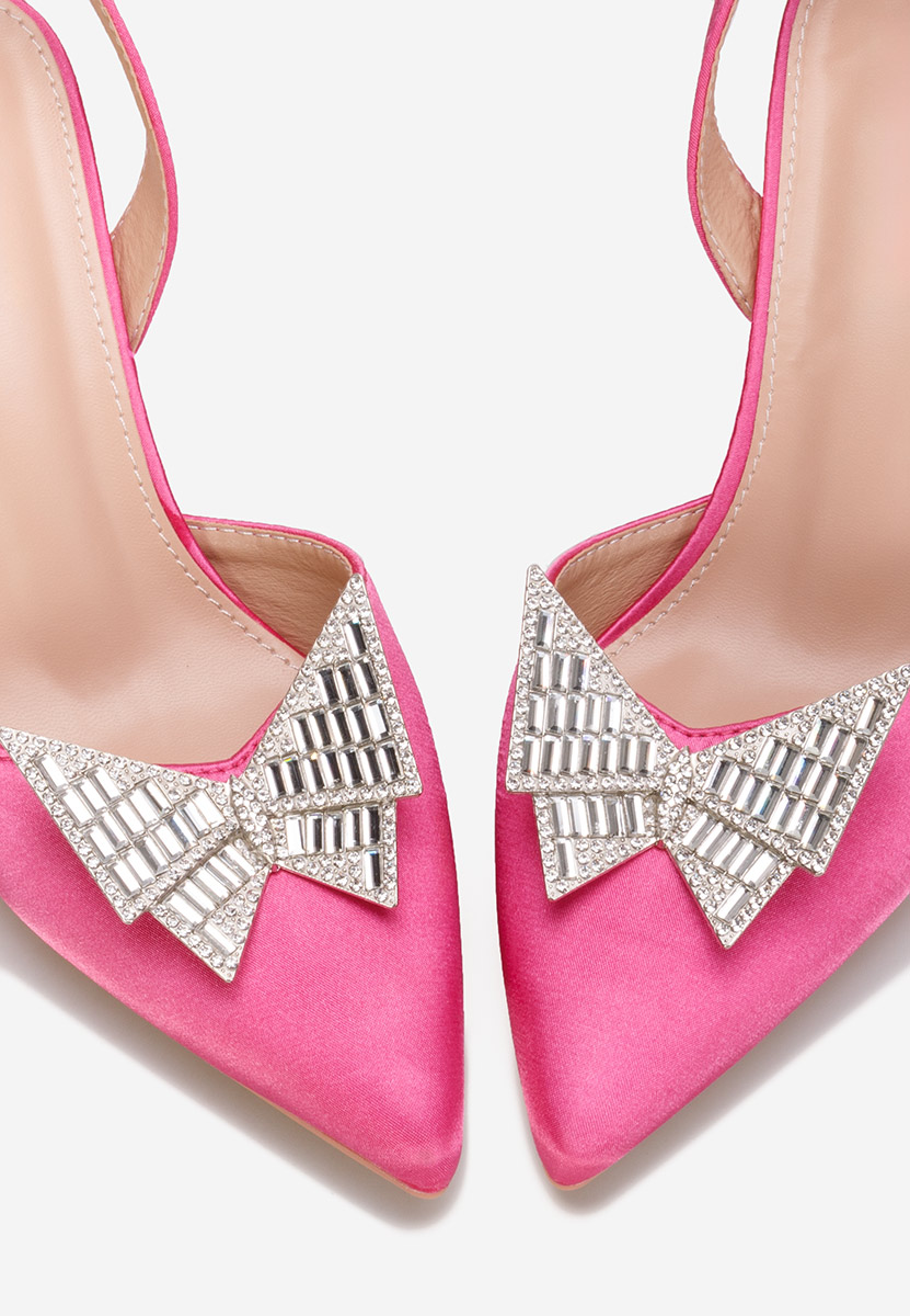 Fuchsiové elegantné lodičky Arruna