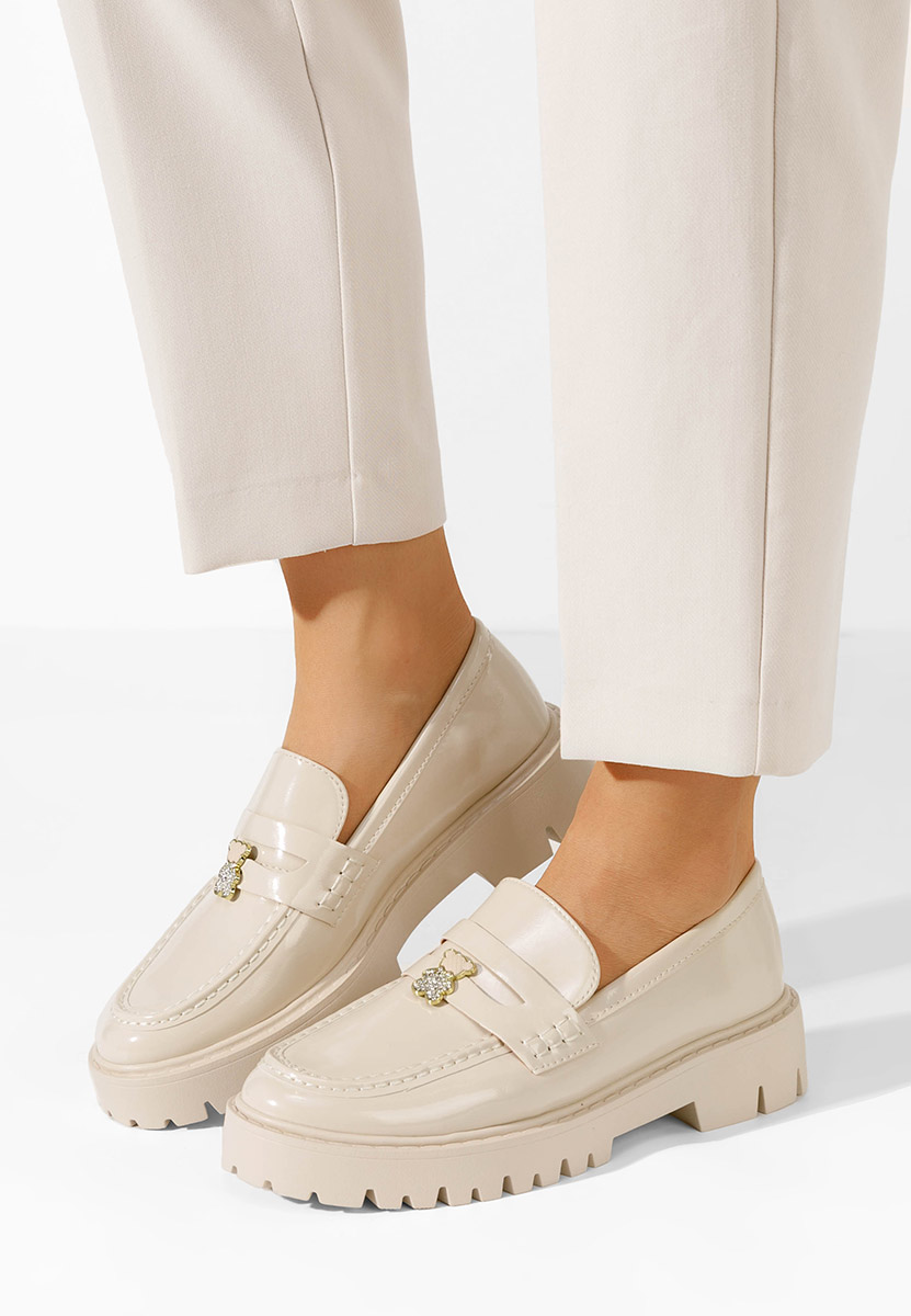 Béžové mokasíny dámské Asuna V4