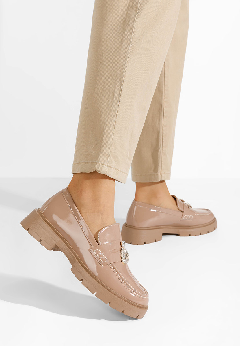 Khaki mokasíny dámské Asuna