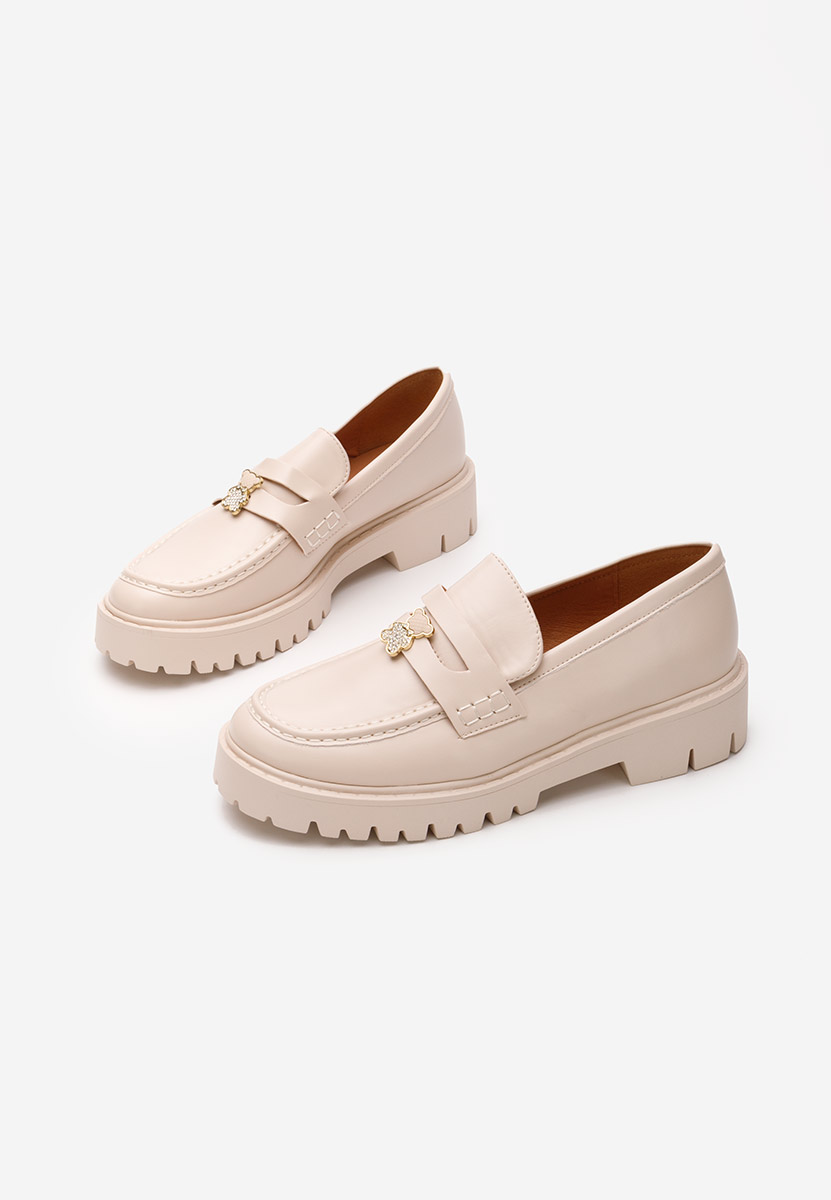 Béžové mokasíny dámské Disena V2