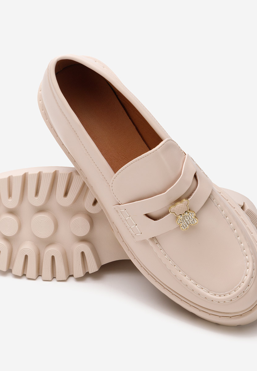 Béžové mokasíny dámské Disena V2