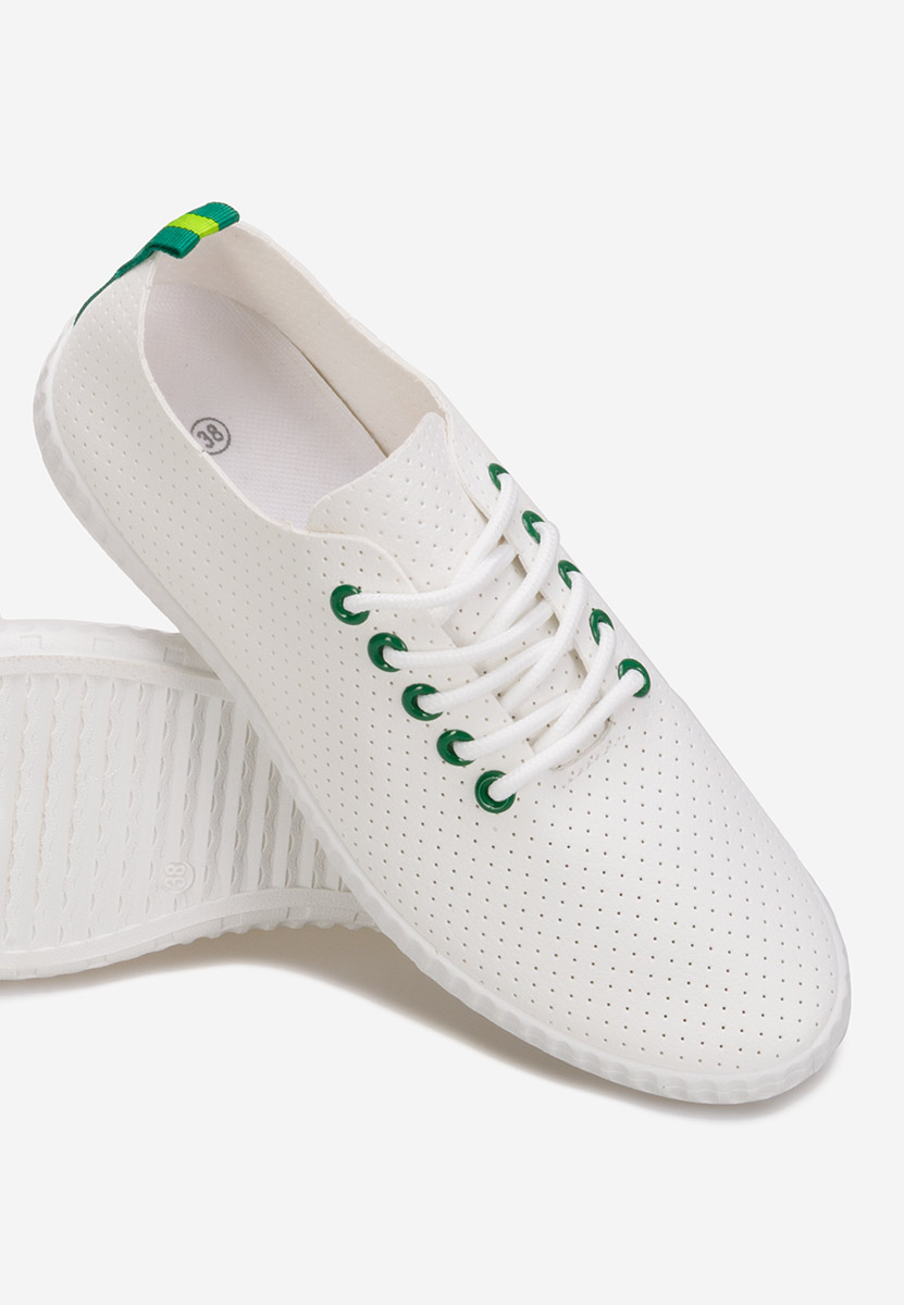 Bílé dámské polobotky Skede V5
