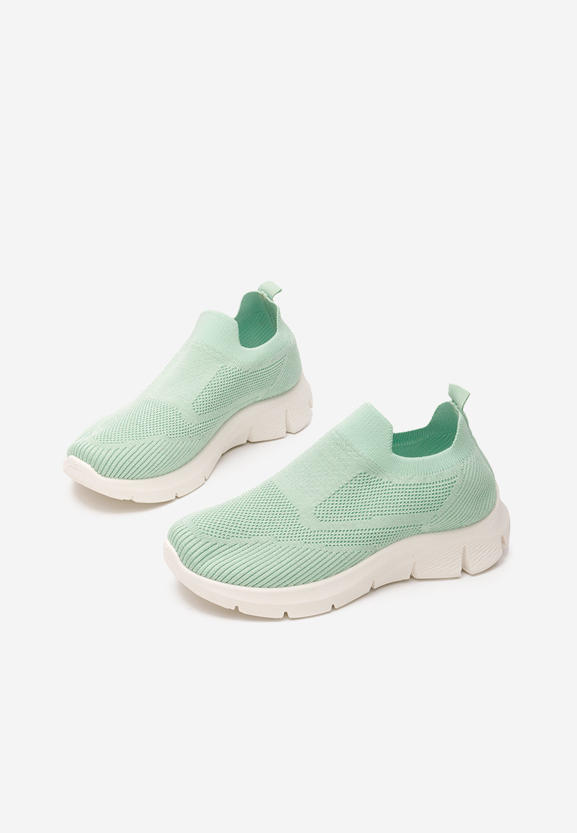 Tyrkysové slip on tenisky Milsena